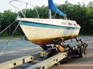 Sailboat Transport Hydraulic Trailer